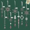 For Tree Decoration Christmas Ornaments Blue Versatile Holiday Decoration Set Crystal-Clear Finish Easy To Hang