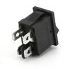 2 Position 4 Pin High Power Rocker Button Switches LED Toggles Rocker Switches for Electric Cookers and Audios Systems