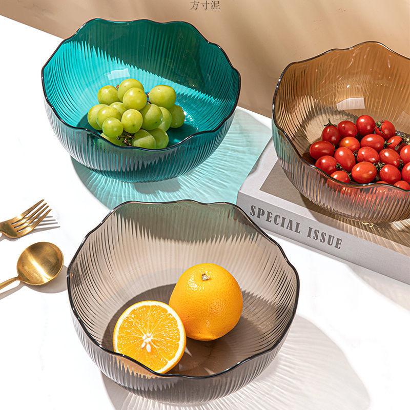 Fruit Plate Household Living Room Coffee Table High Value Fruit Plate Vegetable Salad Bowl Fruit Bowl Cold Vegetable Bowl Dessert Bowl Factory