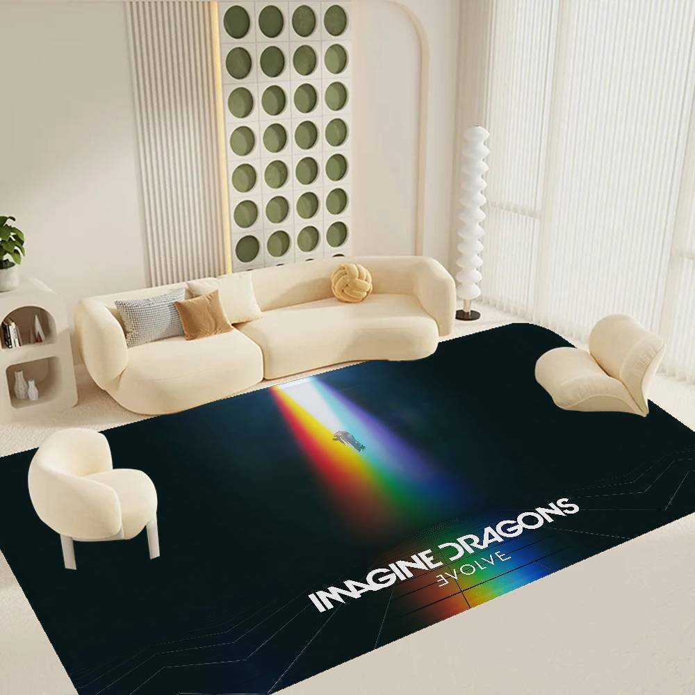 Hot Music I-Imagine D-Dragons Room Mats Cheaper Anti-slip Modern Living Room Balcony Printed Household Carpets