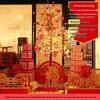 Handun 1.5m Chinese New Year Prosperity Tree Light Decoration Set with Fence