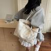 PU Solid Color Large Capacity Casual Tote Autumn Retro Versatile 2026 Fashi Bags for Women New Temperament Shoulder Bags