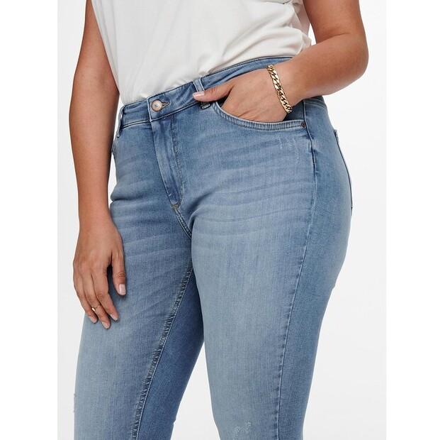 Джинсы ONLY Carmakoma 15198408 синий Skinny Fit