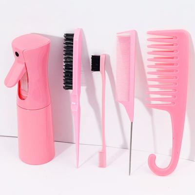 5-piece/set Hair Styling Tool Set, Hair Anti Tie Brush and Edge Control Brush, Hair Styling Tool set,Special for Real Hair Wigs