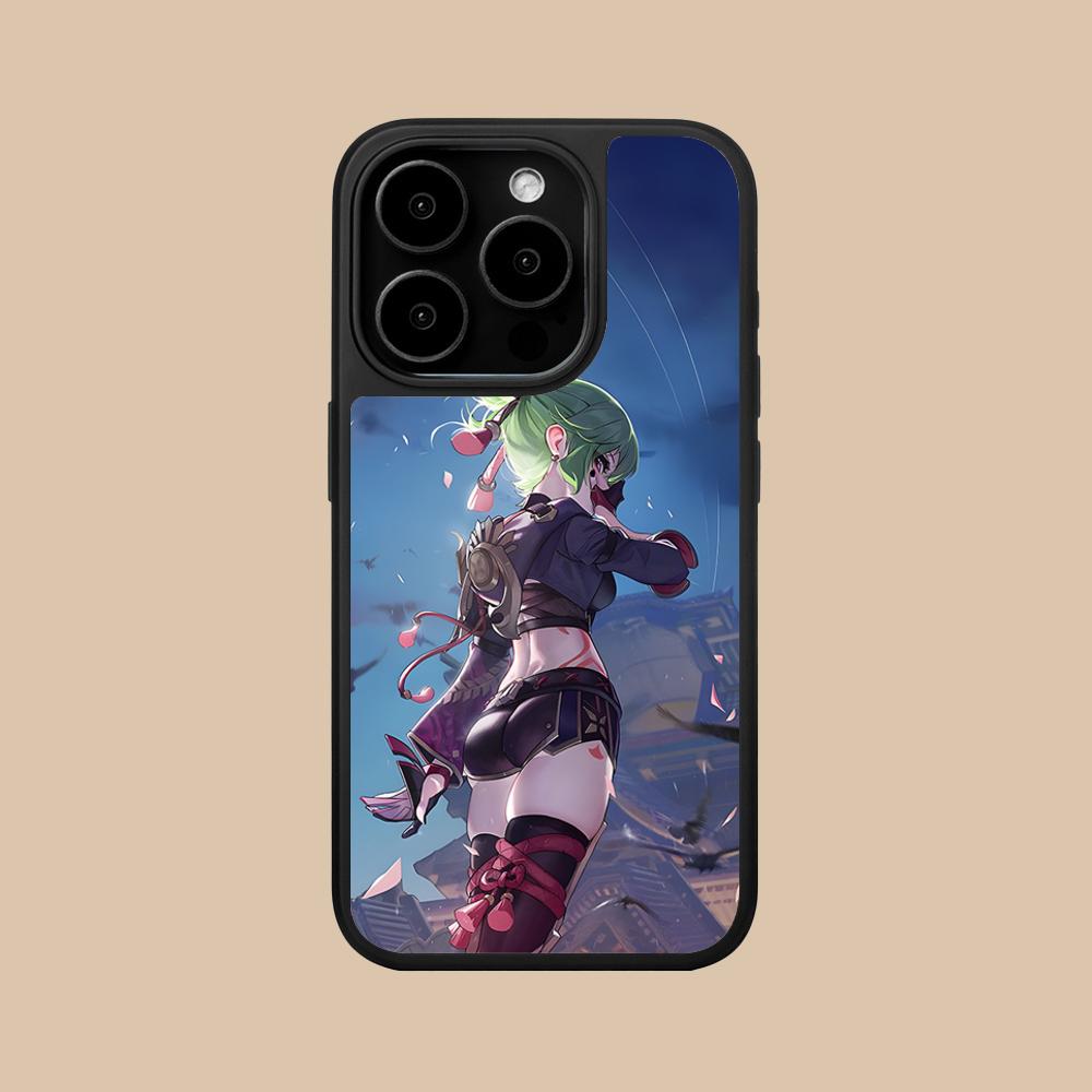 

Game GI Kuki Shinobu Mobile Phone Case for iPhone 17 16 15 14 13 12 11 Air Pro Max Plus Matte Surface Colorful Cover Pretty iPhone 11