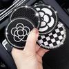 Car Interior High-end Fashion Camellia Silicone Storage Water Coaster Car Anti-wear Pad Decorative Supplies Universal