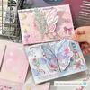 Retro 3D Foldable Greeting Card With Envelope Pop-Up Card  Perfect for Couples