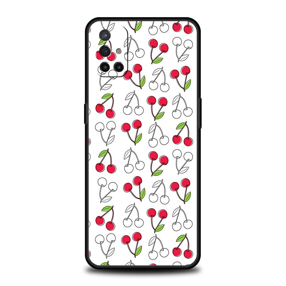 Phone Case For OnePlus 12 11 10 9 Pro 9T 12R 10R 9R 9RT 10T 8T 8 7 6T 7T Nord 2T CE 2 5G N200 N10 N100 Cover Cute Cherry Bow