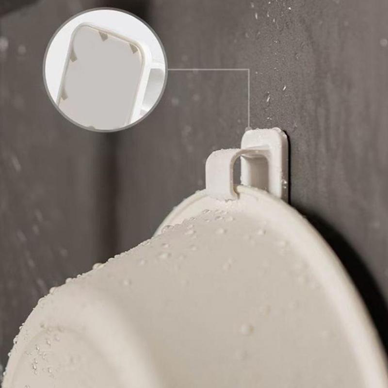 Washbasin Holder Durable Strong Load Bearing Hanging Storage Hook Exquisite Living Room Bedroom Bathroom Kitchen Hook