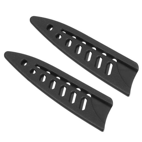 PATIKIL PP Knife Edge Guard, Knife Sheath, Knife Cover for 8.9cm Paring Knife, Pack of 2, Portable Kitchen Accessories, Black