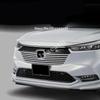 ABS  Black For Honda Vezel E:HEV HRV   Car Front Hood Bumper Lid Bonnet Grille Cover Trim   Front Cover Trim