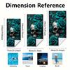 1pc of Beach Towel with a Rose Skull Design - Soft, Absorbent, And Quick-Drying - Suitable for Swimming, Camping, And Bathing
