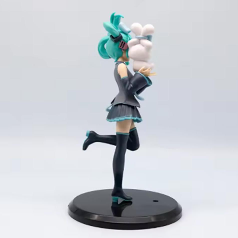 Anime Hatsune Miku X Cinnamoroll Figura De Anime Kawaii Miku Figura De Accin Pvc Coleccin De Adultos Decoracin Modelo Muñeca