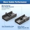 YW-HCL-4C-Pro 4 Ports USB C 3.1 Hub 10Gbps High Speed Data Transfer Clip On External Dock Station