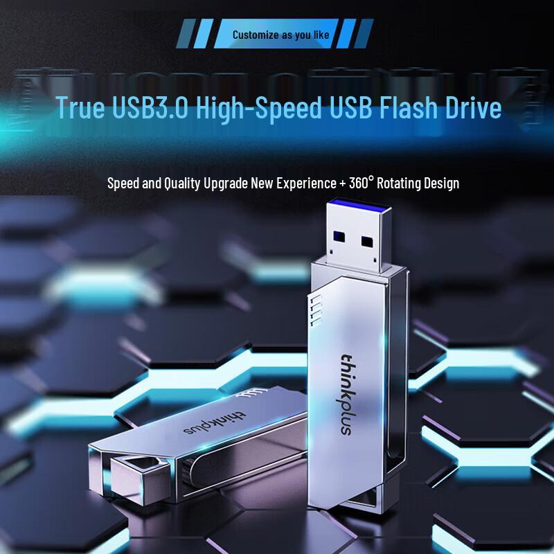 thinkplus TPU301plus USB 3.2 Metal Swivel Flash Drive