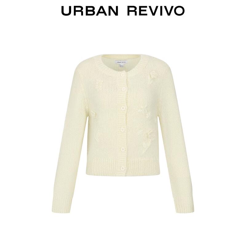 UR Women's 3D Floral Knit Cardigan