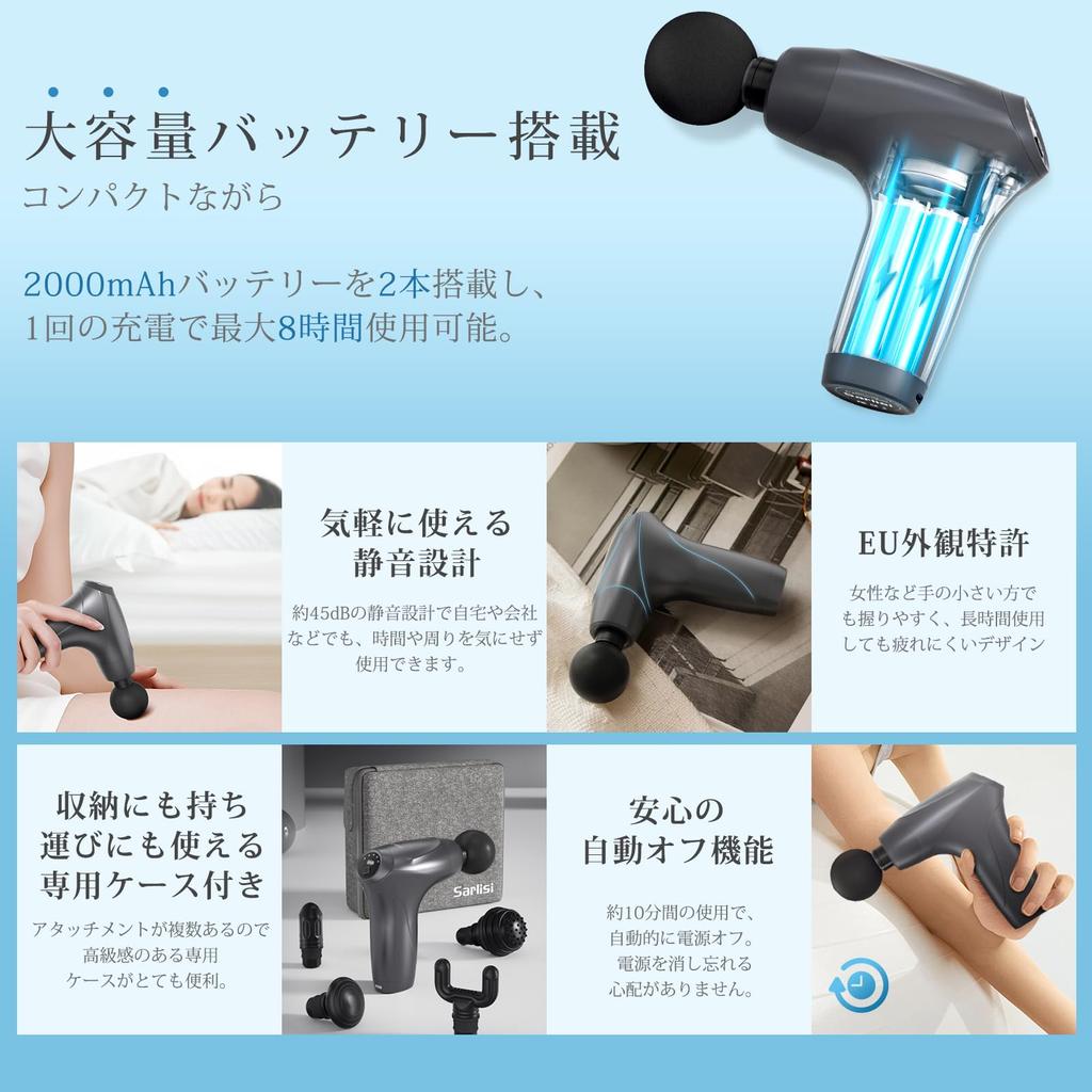 Myofascial Release Gun Latest Handy Electric Myofascial Release Gun with 5 Powerful Vibration Popular for Myofascial Large Capacity Hours of