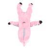 Dog Raincoat with Boots Leash Hole 4 Legged Lightweight Water Proof Dog Rain Jacket Pink M