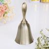 1PC Retro Metalen Tone European Style Hand Bell Craft Decoratie Alarm Bell Handicraft Christmas Bell Wind Bell