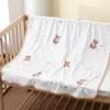 Newborn Cotton Baby Swaddle Blanket: Single Layer, Printed, Anti-Startle Design