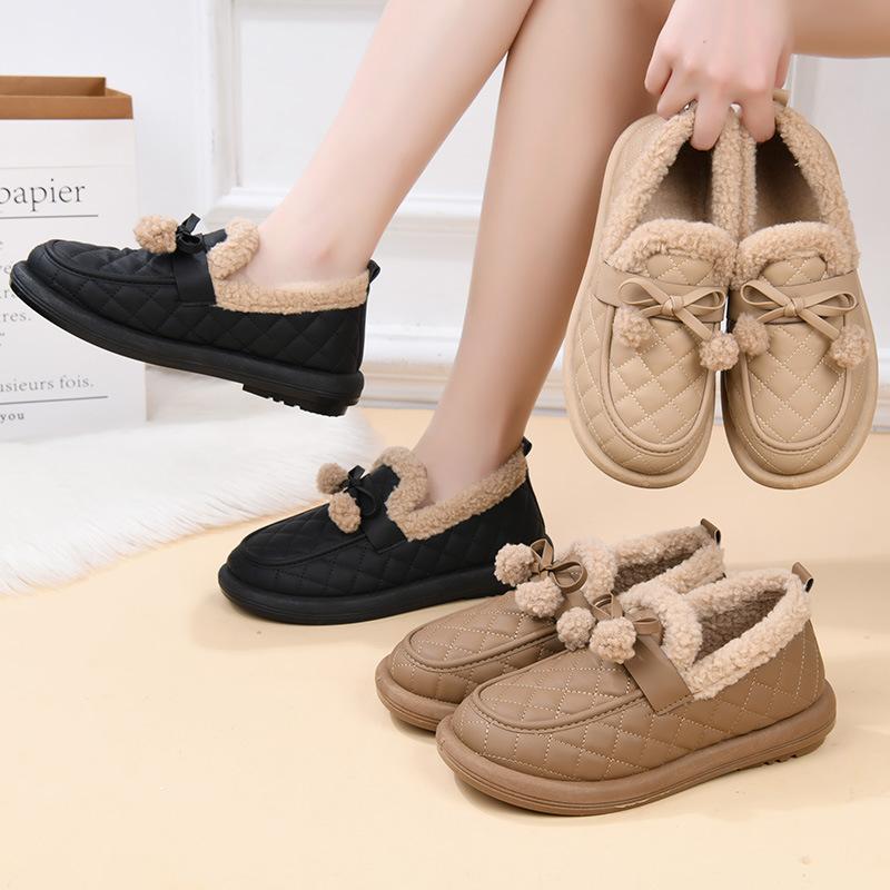 Shoes women's new winter plush shoes wear platform casual shoes to keep warm