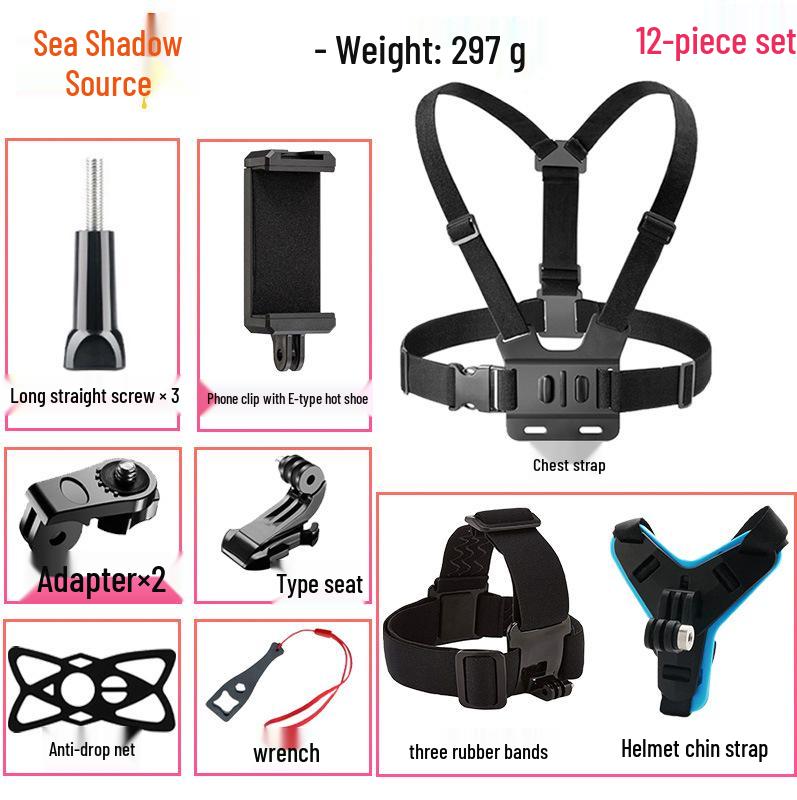 GoPro13 Chest Mount Camera and Phone Holder for Outdoor Activities