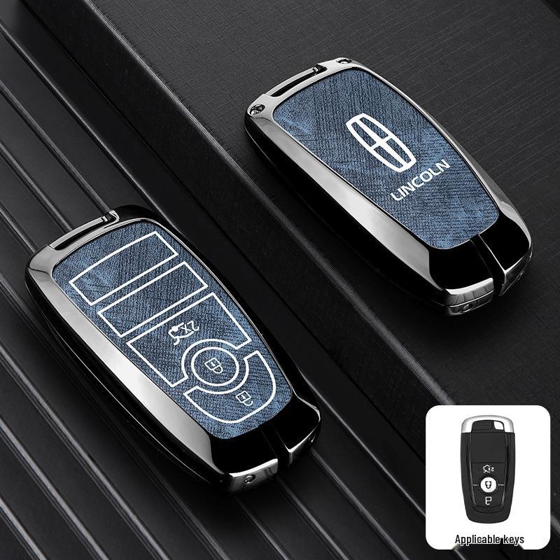 Lincoln Adventure Key Case: Fits Navigator, Aviator, MKZ, Continental, MKC, MKX Models
