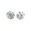 New Creative Pleated Disc 925 Sterling Silver Jewelry Personality Geometric Earrings  TYB620