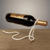 Portabottiglie Creativo a Nodo Supporto da Appendere per Bottiglie di Vino Stand Espositore per Cantinetta Strumenti per Cucina e Bar Decorazione per la Casa
