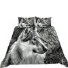 Wolf Series Bedding Two Or Three-Piece Digital Printing Polyester Fabric