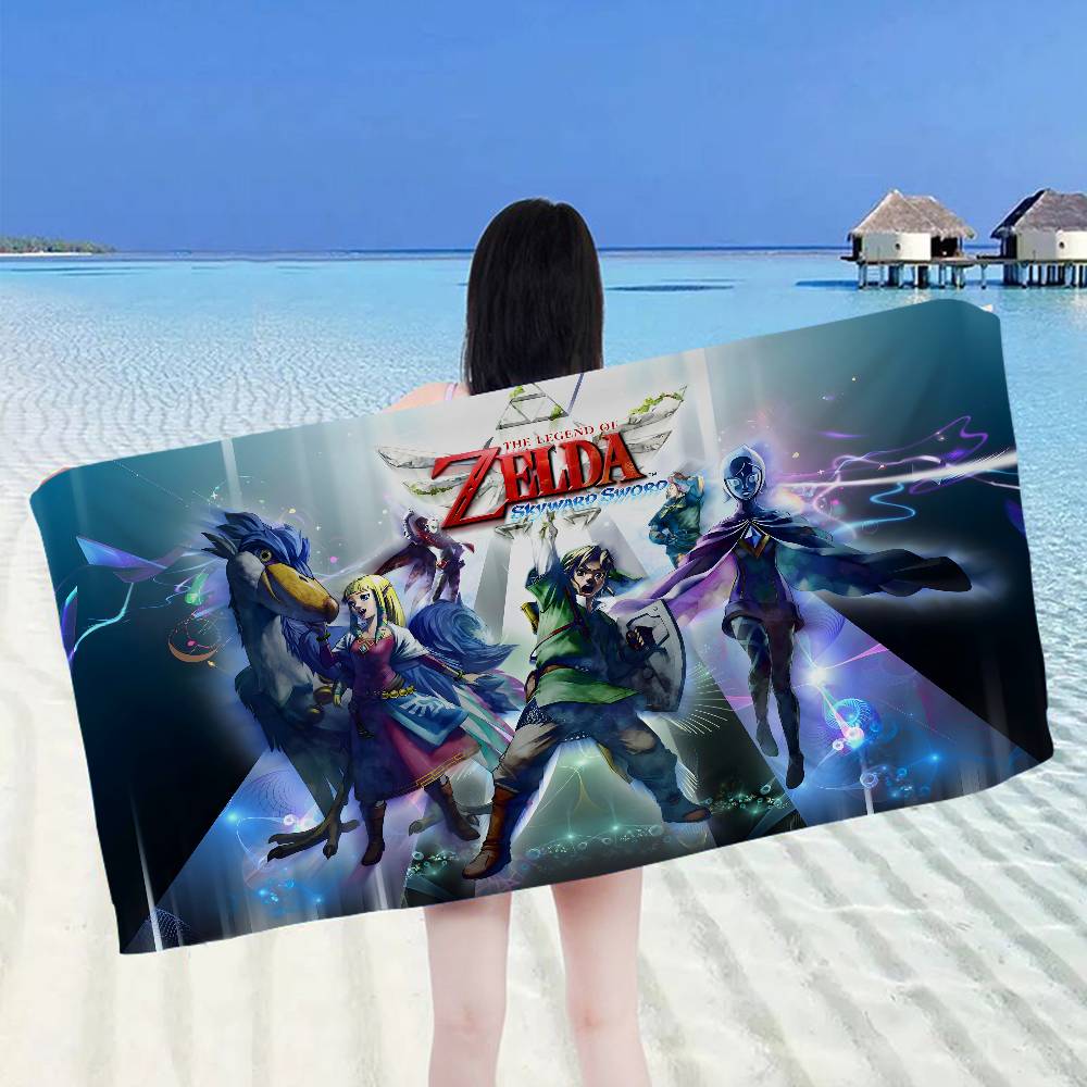 Video Game L-Legend Z-Zeldas Microfiber Beach Towel Absorbent Quick Dry Soft Yoga Swimming Resort Mountain Climbing Towel