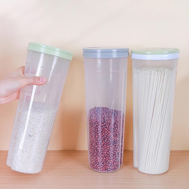 Food Storage Box Sealed Containers Fruit And Vegetable Storage Box For Cereal Spaghetti Noodle Wheat Pasta Oganizer
