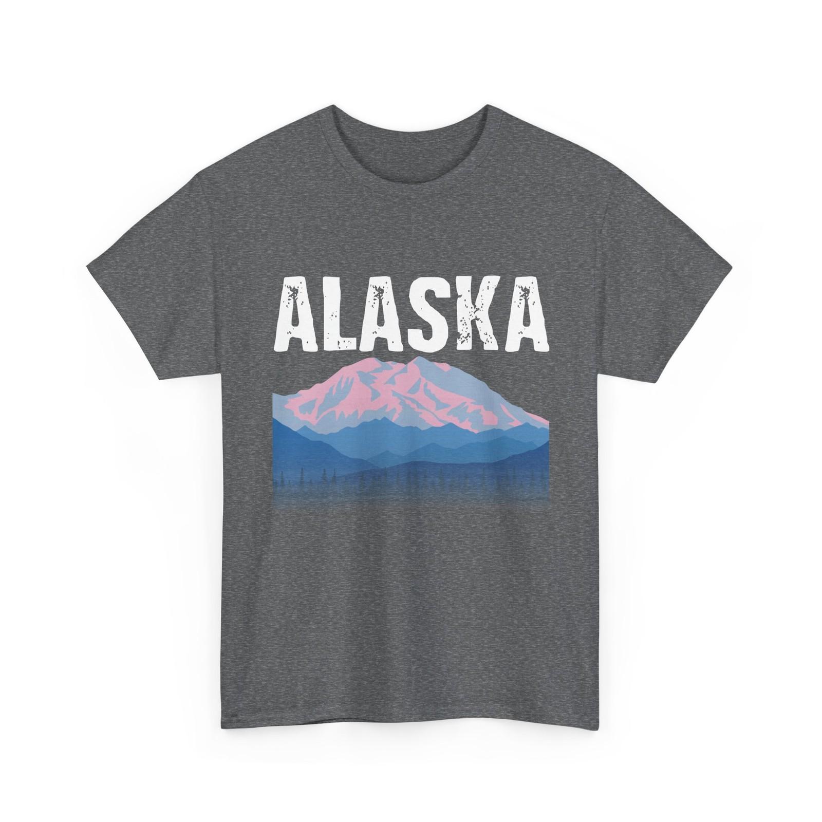 Alaska Shirt, Mountain Alaskan Wildlife Nature Lovers Men Shirt S