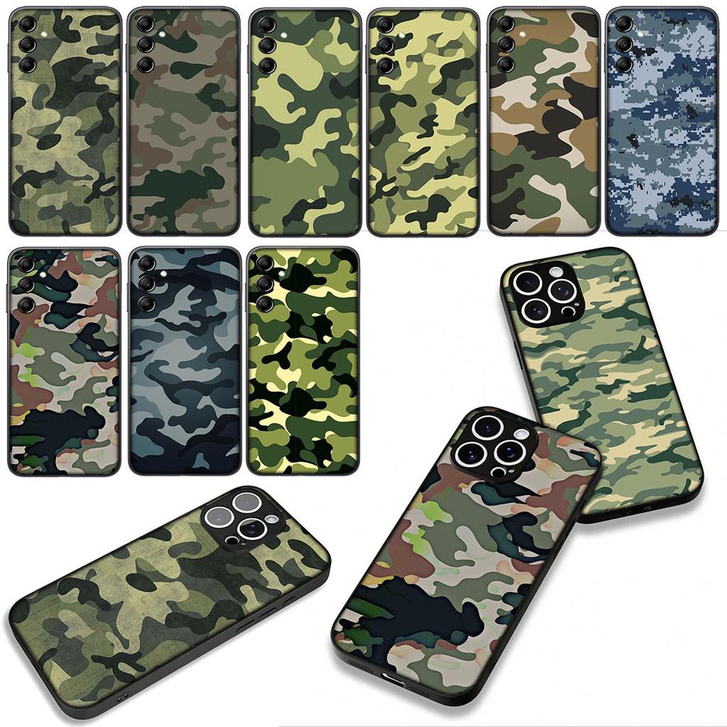 Phone Cover Camo Military Army Camouflage Pattern for Apple iPhone 17 11 16 Pro XS Max XR 6 7 8 Plus + 16E SE 2020 Air 5 8+ Case