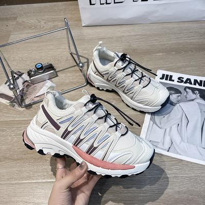 Dad Shoes Women'S Summer Mesh Shoes Breathable Shoes Children'S Design Sense Niche Heightening Casual Sports Shoes