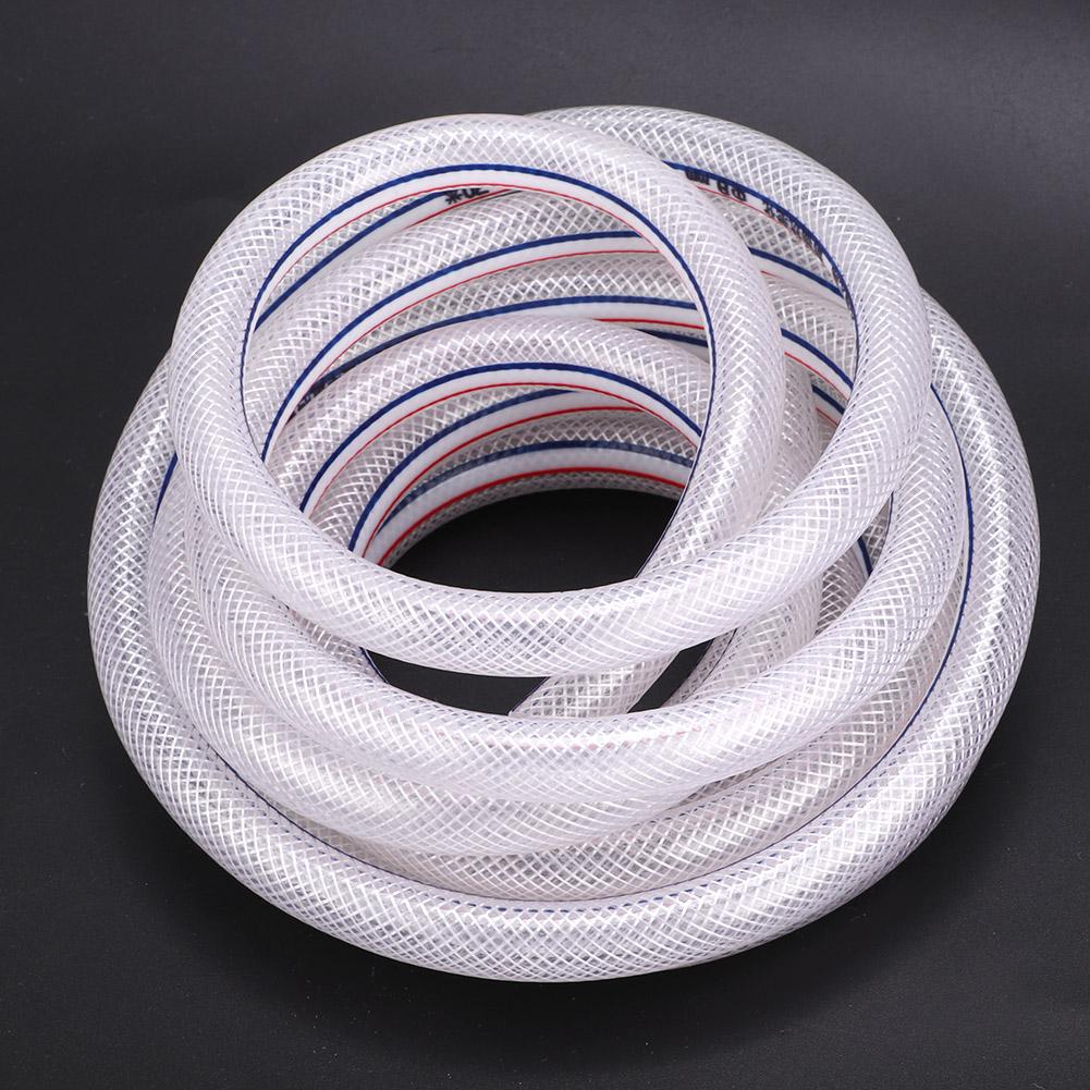 8/12mm PVC Verstärkter Flexibler Geflechtschlauch Klarer Schlauch für Gartenbewässerung