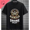 Funny Fpv Drone  Quadcopter Graphic Tshirt With Depressed Drone Needs A Friend Slogan Pure Cotton Short Sleeve Casual Tshirt