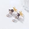 Conch Octopus Starfish Colored Glaze Starfish Earrings Personality Star Dangle Earrings  Vacation