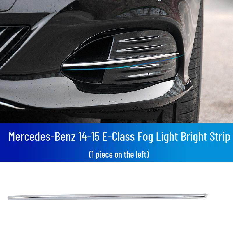 Front & Rear Bumper Chrome Trim for Mercedes-Benz: E180, E200, E260, 300L