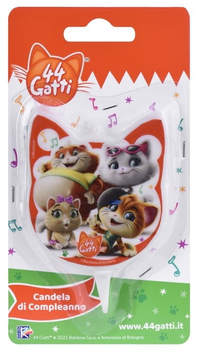 Świeczka Na Tort 2D 44 Cats