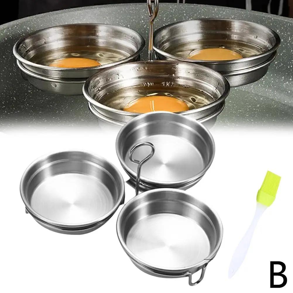 

Нержавеющая сталь Яйцеварка Форма для варки яиц Форма для варки яиц на пару Бытовая пароварка Инструмент для приготовления яиц Гаджет для кухни P4c9