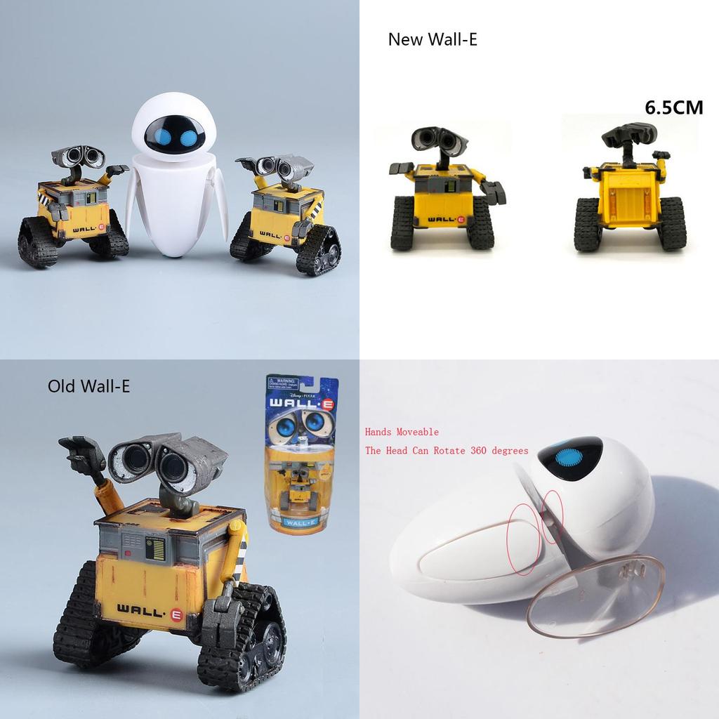 Adorable Wall-e Eve Mini Robot Action Figures Kids Gift Toy For Collectors