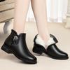 Bottes d'hiver pour femmes bottes de neige femmes en cuir véritable antidérapant femmes chaussons décontractés bottes chaudes grosses dames