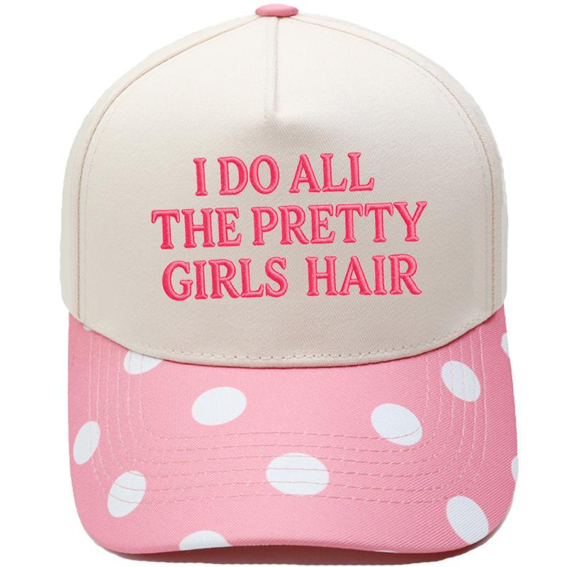 I DO ALL Fun Embroidery Color Matching Truck Driver Baseball Cap Men's and Women's Casual Shade Dad Hat