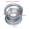 8" Steel Wheel ATV Beach Car: Four-Wheel Motorcycle with 8" Front (19X7-8) and Rear (18X9.50-8) Karting Iron Wheel Hub