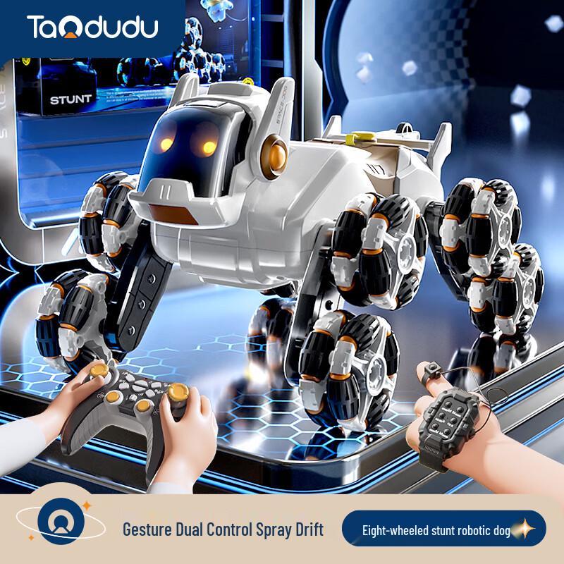 Taodudu Remote Control Stunt Robot Dog Toy
