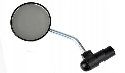 Bicycle Mirror, Round, Recessed, Short, Small