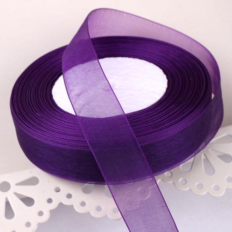 2cm Transparent Gauze Ribbon for Gift Boxes, Cake Decorations, Headbands, and Dance Streamers