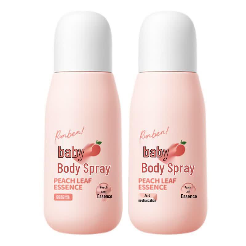 RUNBEN Baby Talcum Spray with Peach Leaf Extract