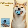 Food Dispensing Bite Resistant Pet Leakage Food Pinecone Shape TRP Dog Chew Balls Durable Interactive Dog Relieve Boredom